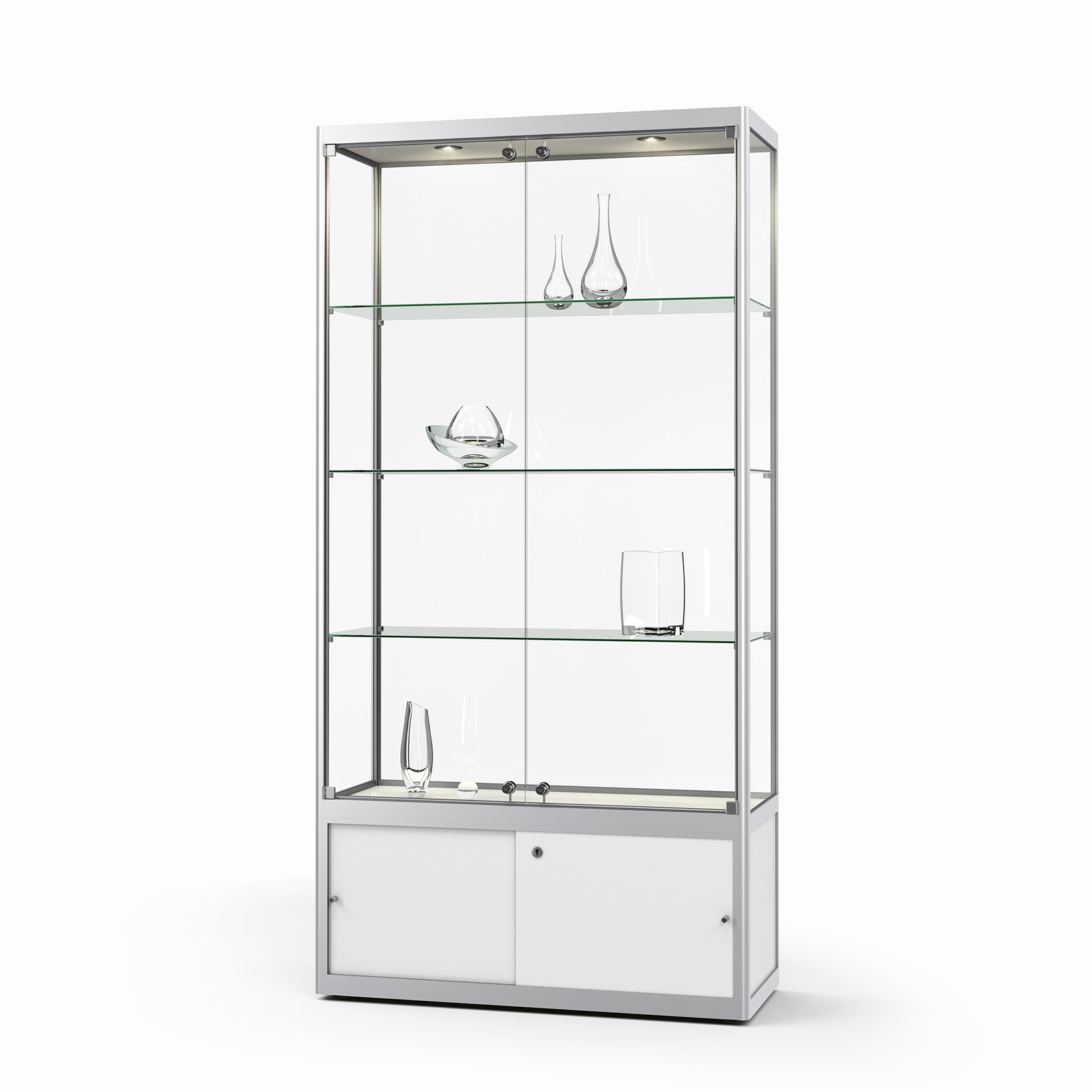 ⭐⭐⭐⭐⭐ Glasvitrine mit Unterschrank - Versus