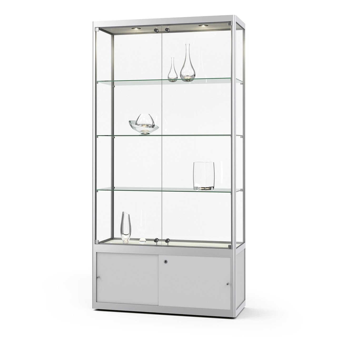 ⭐⭐⭐⭐⭐ Glasvitrine mit Unterschrank - Versus